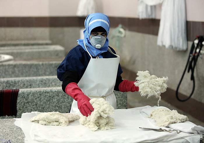 پنبه گذاری برای میت